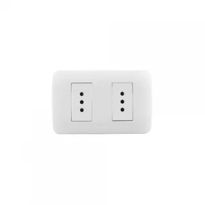 Enchufe Doble 10a 250v Blanco Lexo