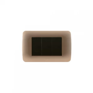 Interruptor Triple 9/32 10a 250v Cafe Titanio Lexo