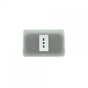 Enchufe Simple 10/16a 250v Blanco Plata Lexo