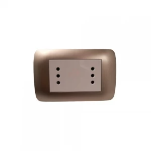 Enchufe Doble Duplex 10a 250v Titanio Beige Lexo