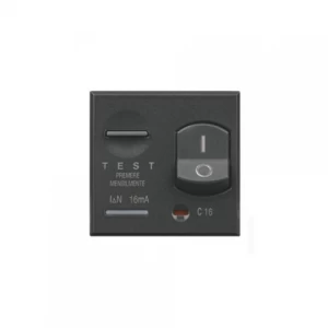 Int. Automat. Diferencial Salvavita 16a 10ma - Oscuro Bticino Ref Hs4305/16