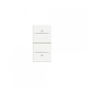 Int. Conmutador Axial C/ Doble Tecla 16a 250v - Blanco Bticino Ref Hd4027