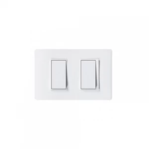Interruptor Doble 10a 250v Luzica Blanco Bticino Ref Pu1201