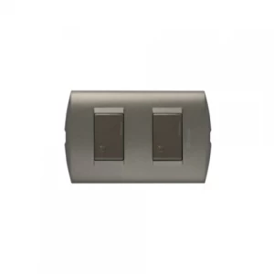 Interruptor Doble 9/15 Modus Style Terra Mink Bticino Ref Ae2200egti