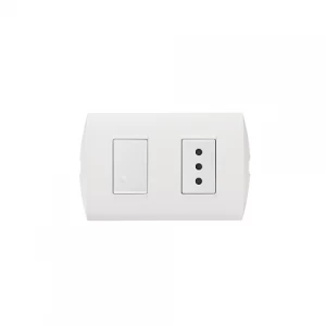 Interruptor Enchufe Modus Style Blanco 9/12 Bticino Ref Ae2203eb