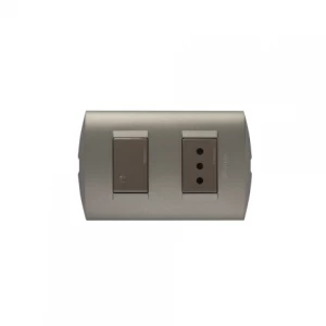 Interruptor Enchufe Modus Style Terra Mink 9/12 Bticino Ref Ae2203egti