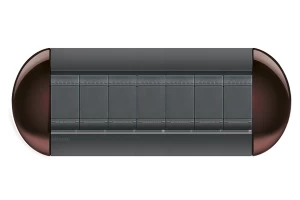 PLACA ELIPTICA 7 MODELO LIVING LIGHT. TERMINACION BROWN BTICINO COD REF LNB4807TW