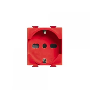 Mt/toma Schuko 2p+t 10/16a 250  Bticino Ref A5440/16r