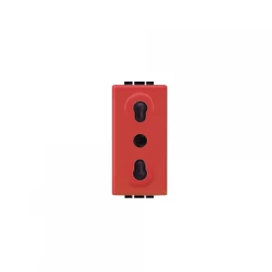 Toma 2p+t 10/16a 250v - Rojo Bticino  Ref L4180r