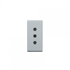 Toma 2p+t 10a 250v C/ Alv. Protegidos - Clara Bticino  Ref Hc4113