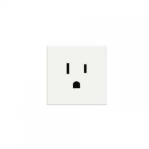 Toma De Corriente Std.americano 2 Mod - Blanca Bticino  Ref Hd4128s