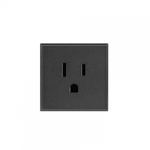 Toma De Corriente Std.americano 2 Mod - Oscura Bticino  Ref Hs4128s