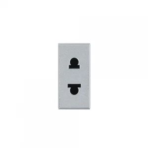 Toma De Corriente Std.euroamericano 1 Mod - Claro Bticino  Ref Hc4125s