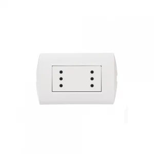 Toma Doble 10a Blanca Armada Bticino Cod Ref Ae2113e2b