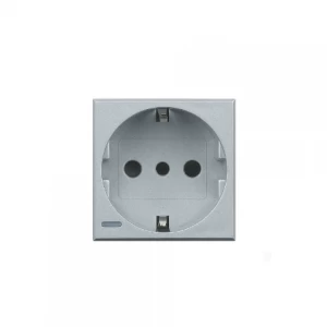 Toma Schuko 2p+t 10/16a 250v - Clara Bticino Ref Hc4140