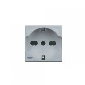 Toma Universal - Schuko 2p+t 10a Y 16a 250v - Clara Bticino Ref Hc4140/16