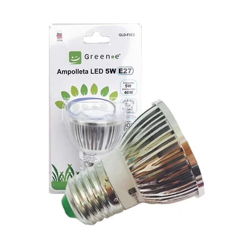 AMPOLLETA LED DICROICA 5W E-27 FRIA 220V-