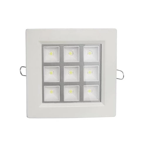 Foco Led embutido 9W Cuadrado