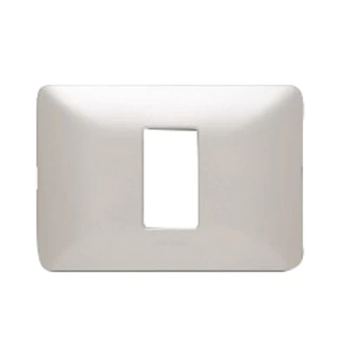 PLACA MATIX ALUMINIO NATURAL 1 MODULO BTICINO REF AM503M1AL