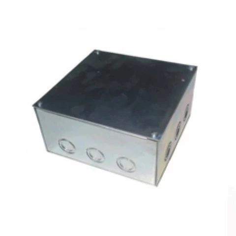 CAJA ZINCADA SOBREPUESTA B-22 200X200MM C/TAPA