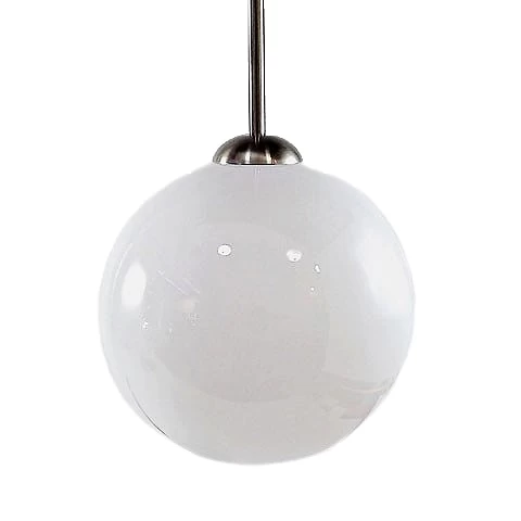 LAMPARA COLGANTE GLOBO BLANCO PLASTICO E27 - 25CM