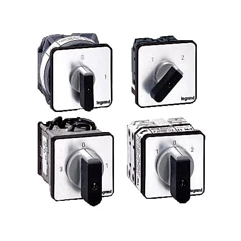 SELECTOR TRES POSICIONES FIJAS 1-0-2 22 KW LEGRAND REF : 27530
