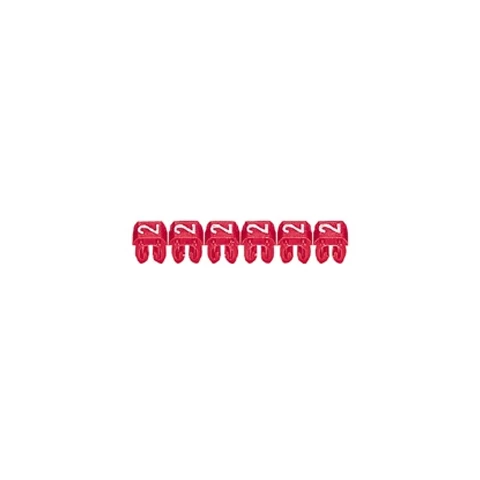 CAB NUMERO 2 ROJO  0.15-0.5MM2 - LEGRAND REF 038102
