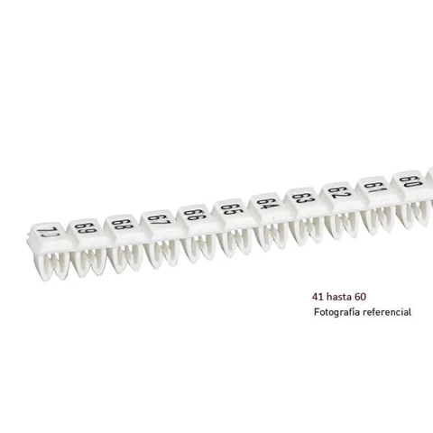 CAB3 NUM. DEL 61 AL 80 0,5-1,5 MM2 - LEGRAND REF 038153