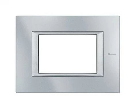 PLACA 3 MODULOS MODELO AXOLUTE  COLOR TECH BTICINO REF HA4803HC