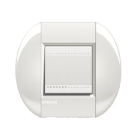 PLACA 2P BLANCA ELIPTICA BTICINO COD REF LNB4802BI