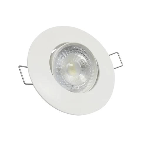 foco led embutido 5.5w Globaltronic redondo basculante luz calida
