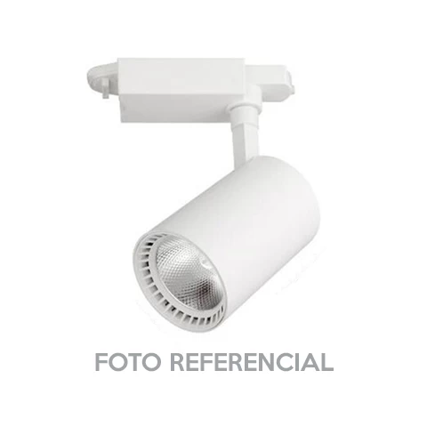 FOCO LED 30W PARA RIEL BLANCO LUZ FRIA - JIE