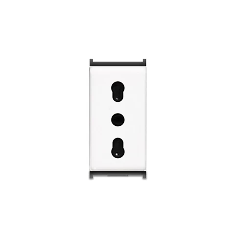 MODULO ENCHUFE 10/16AMP GRIS - SCAME 101.6403