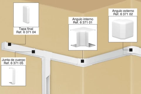 ANG EXT S/HALOG 25X25 LEGRAND REF 637102