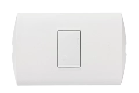 PULSADOR NA BLANCO ARMADO BTICINO REF AE2102EB