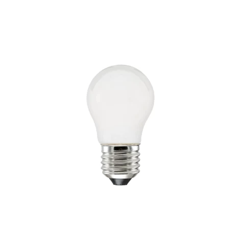 Ampolleta Bola Led Vidrio E-27 4,5w 2700k Calido Tungsram