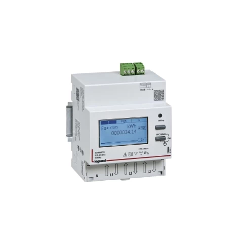 Contador 63a Trifasico 4 Modulos Mid Rs485 412093 Legrand