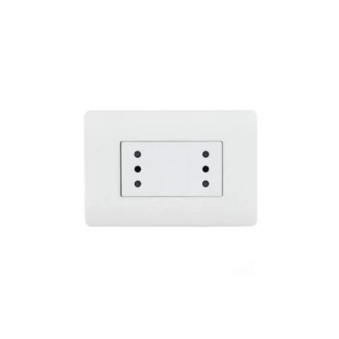 Ench. Hembra Doble Emb. 10 Amp.armado Schneider Genesis Blanco Mwd130327547