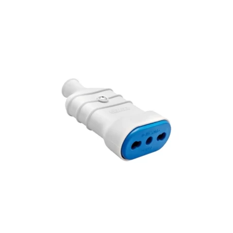 Enchufe Hembra Industrial Volante C/t 16a Blanco 28205 Gewiss Ref Gw28205