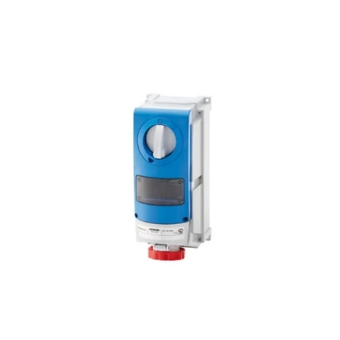 Enchufe Hembra Sobre 400v 63a 3p+t Ip66 C/int Bloqueo Gewiss Ref Gw66873