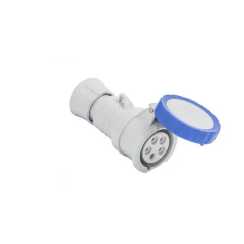Enchufe Hembra Volante 220v 16a 2p+t Ip66/69 Az Lm Gewiss Ref Gw62026fh
