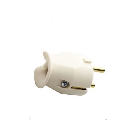 Enchufe Macho Schuko Volante 2p+t 16a Blanco Gewiss