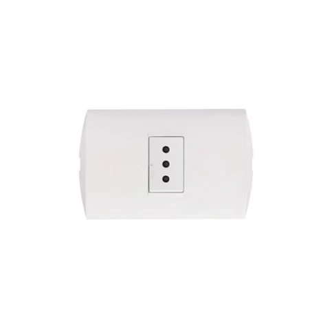 Enchufe Simple Modus Style Blanco 10amp Bticino Ref Ae2113e1b