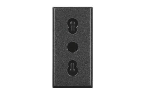 TOMA 2P+T 10/16A 250V BORNES AUTOMï¿½TICOS - OSCURA BTICINO COD REF HS4180W