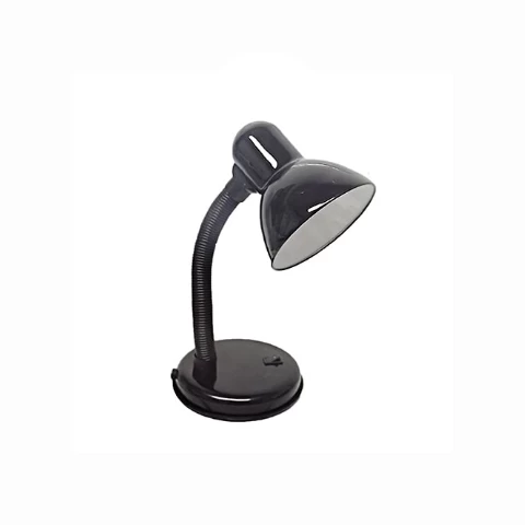 LAMPARA ESCRITORIO E-27 NEGRA