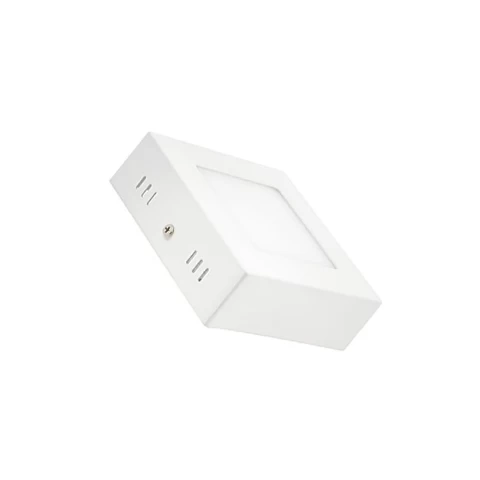 PLAFON  LED CUADRADO 6W BLANCO EMPAVONADO LUZ FRÃA