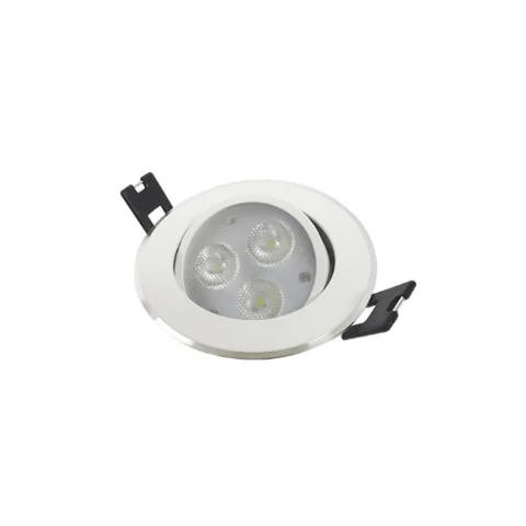 Foco led embutido 4w FSL redondo basculante luz fria