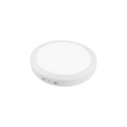 PLAFON LED REDONDO 24W BLANCO EMPAVONADO LUZ CALIDA-FSL