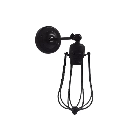 APLIQUE JAULA PERA METALICA E27 60W