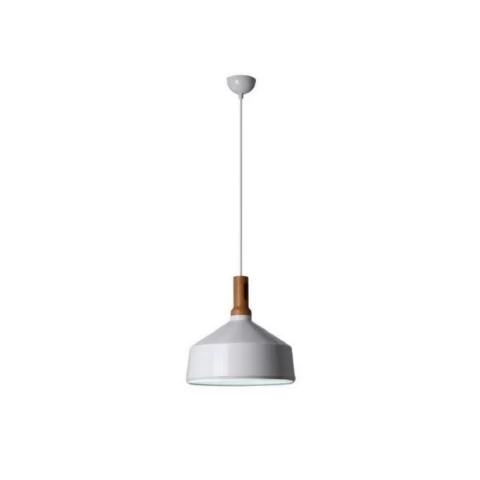 LAMPARA COLGANTE RECTANGULAR METAL MADERA